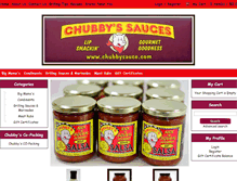 Tablet Screenshot of chubbysauce.com